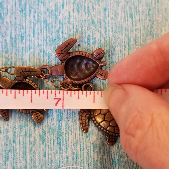 NWT Turtle Charms Copper Atq Gold Plated 8Pc - Picture 6 of 8